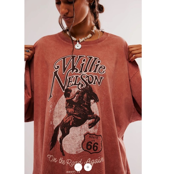 Free People Daydreamer Willie Nelson Route 66 *NWT* - Picture 1 of 3